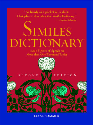 cover image of Similes Dictionary